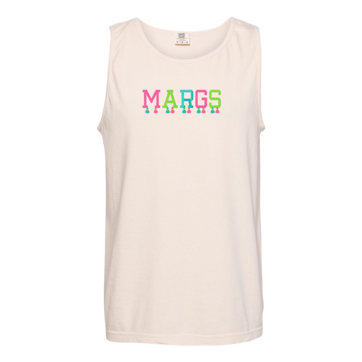 Embroidered Tasseled 'Margs' Tank Top - themonogram manor 