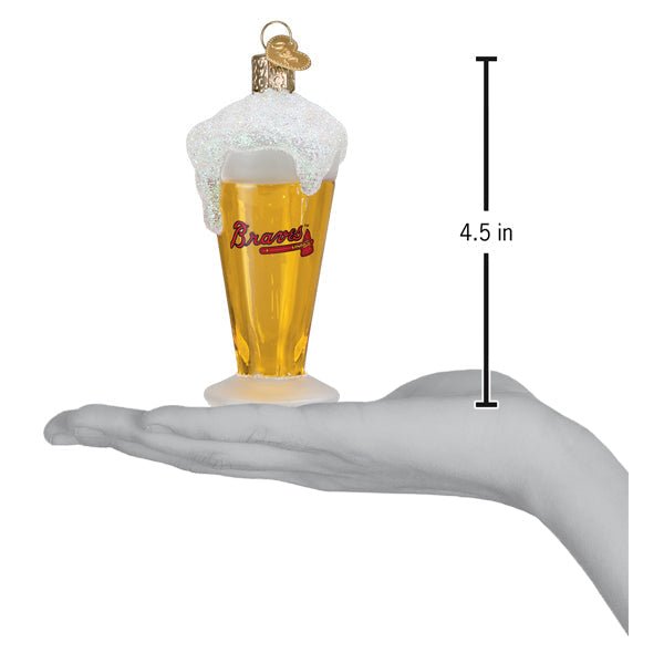 Braves Glass Of Beer Ornament - #themonogram manor #