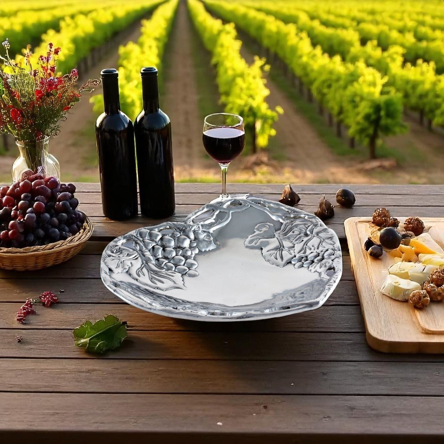 Grape Heart Coupe Tray - themonogram manor 