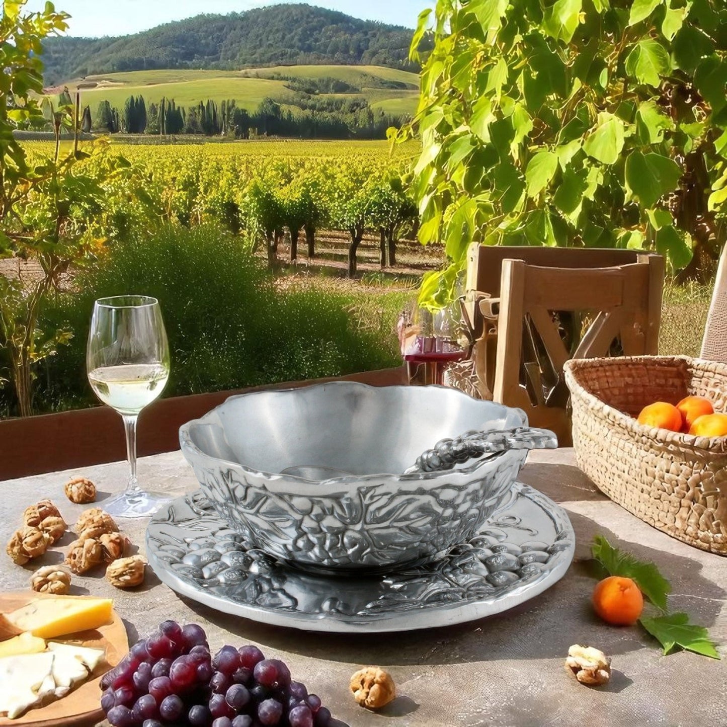 Grape Condiment Server - themonogram manor 