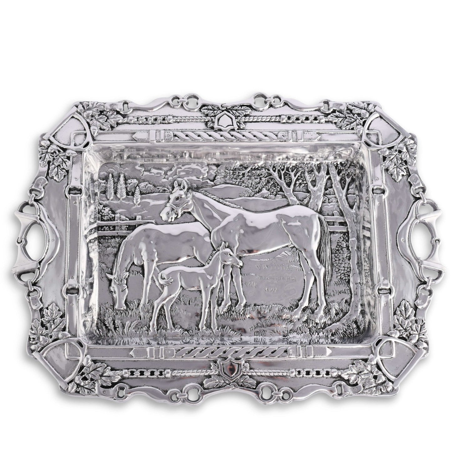 Grazing Horses Parlor Tray - themonogram manor 