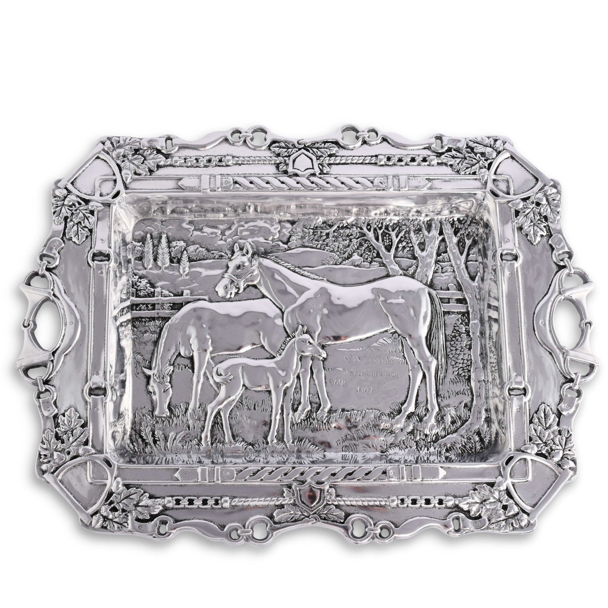 Grazing Horses Parlor Tray - themonogram manor 