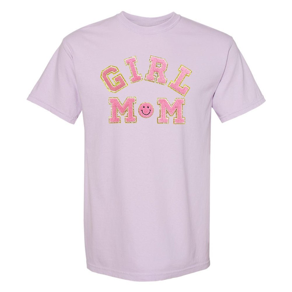 Girl Mom Letter Patch T-Shirt - themonogram manor 