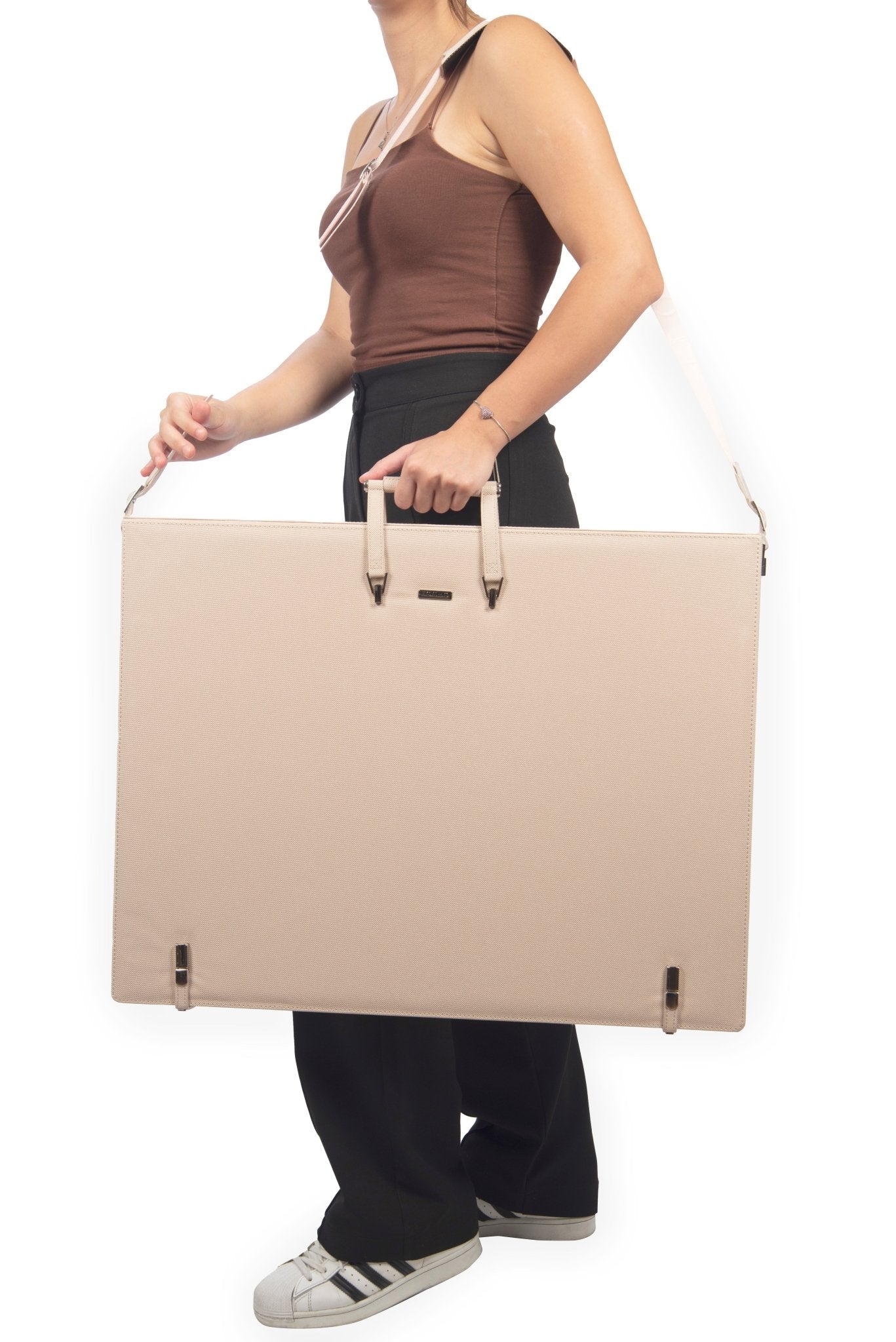 Leather Binder Leather Portfolio Gifts For Painters - Portfolio Binder - Art Supplies Organizer - themonogram manor 