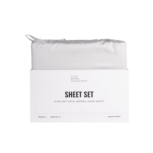 Cotton Blend Midnight Sheet Set - themonogram manor 