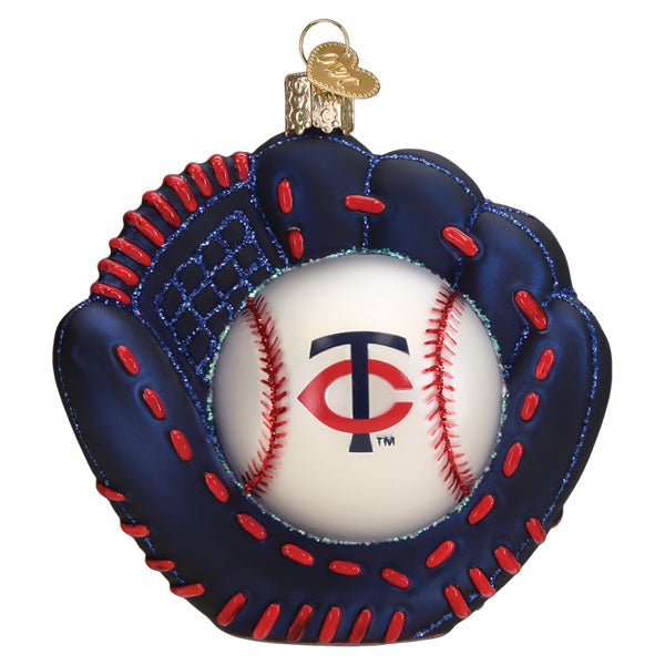 Twins Baseball Mitt Ornament - themonogram manor 