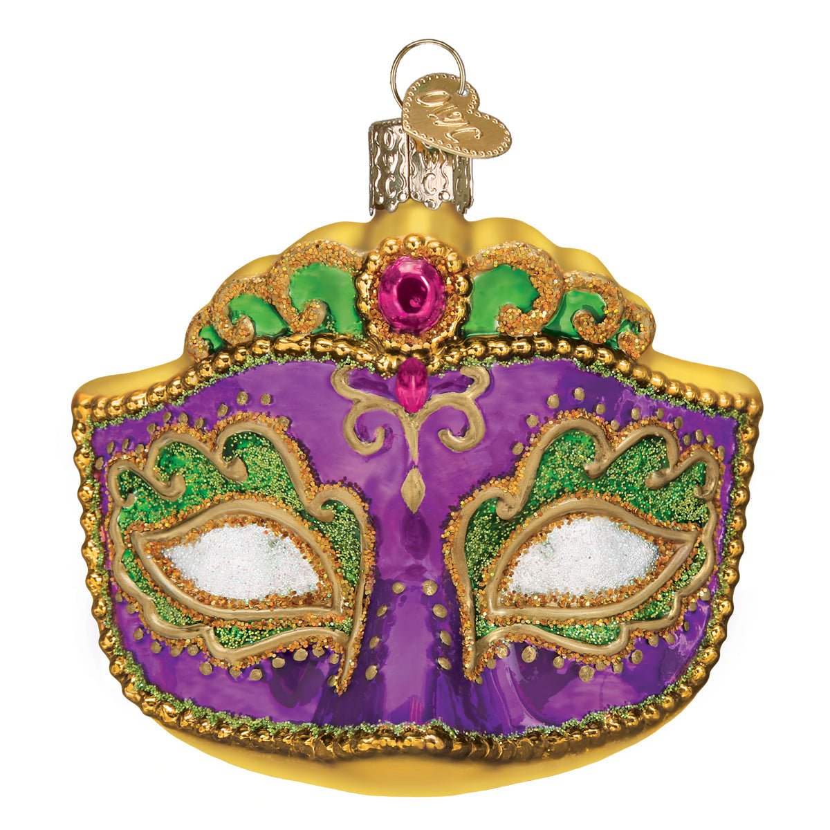 Mardi Gras Mask Ornament - themonogram manor 