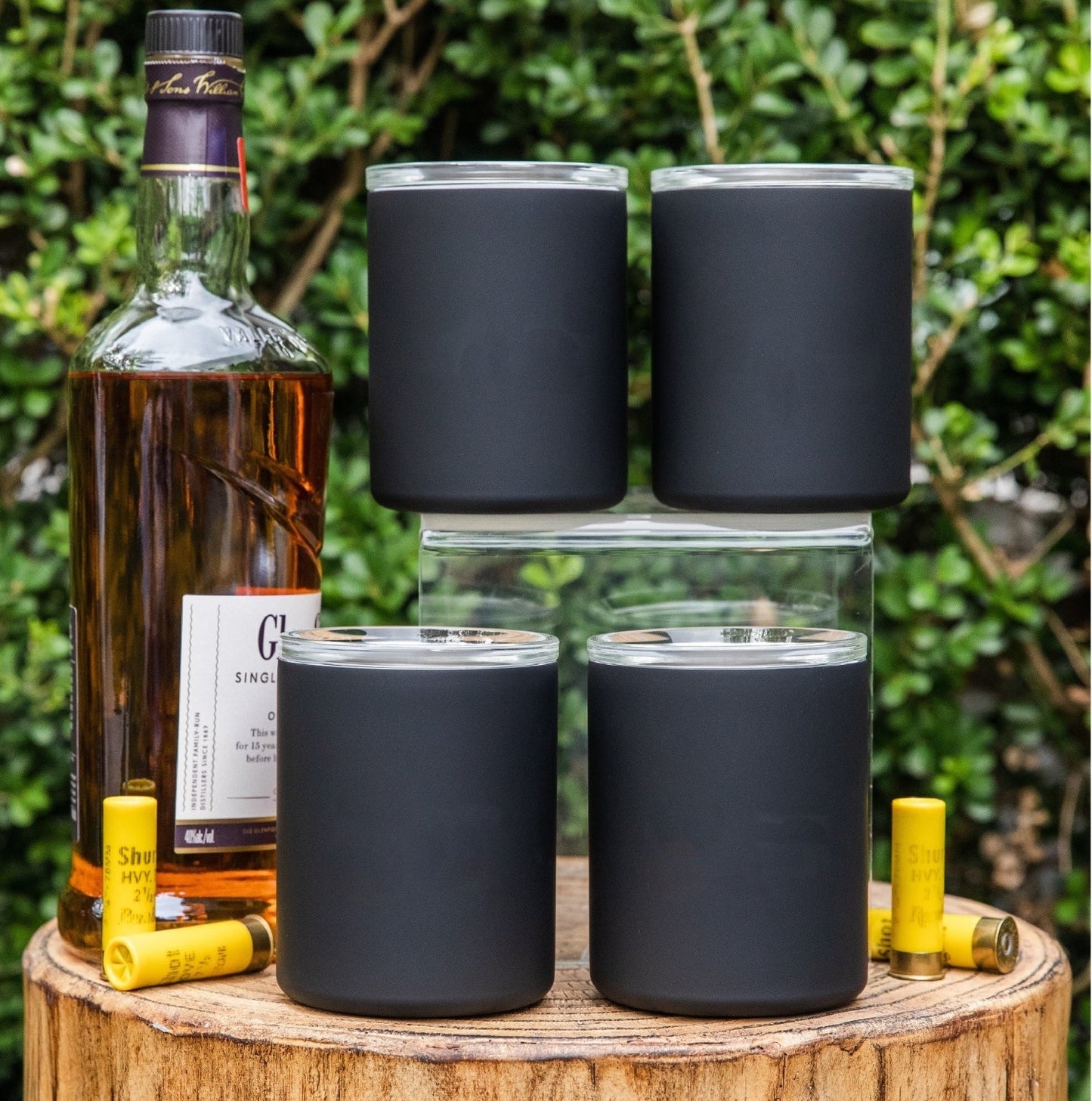 Glass Lined Whiskey Low Ball - themonogram manor 