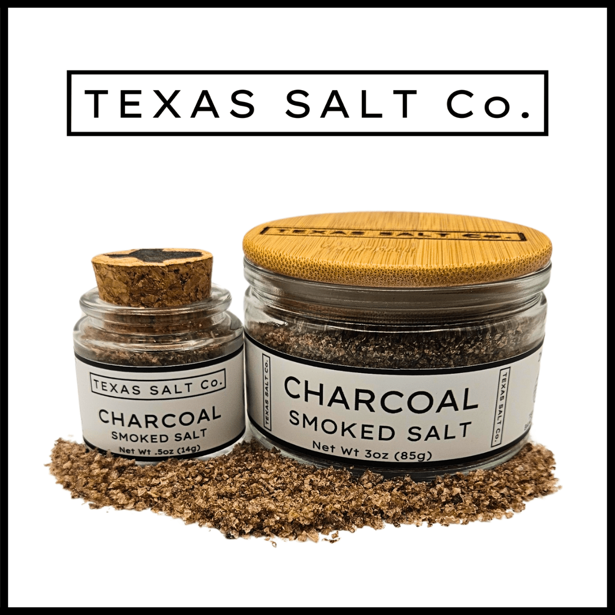 Charcoal Smoked Salt - themonogram manor 