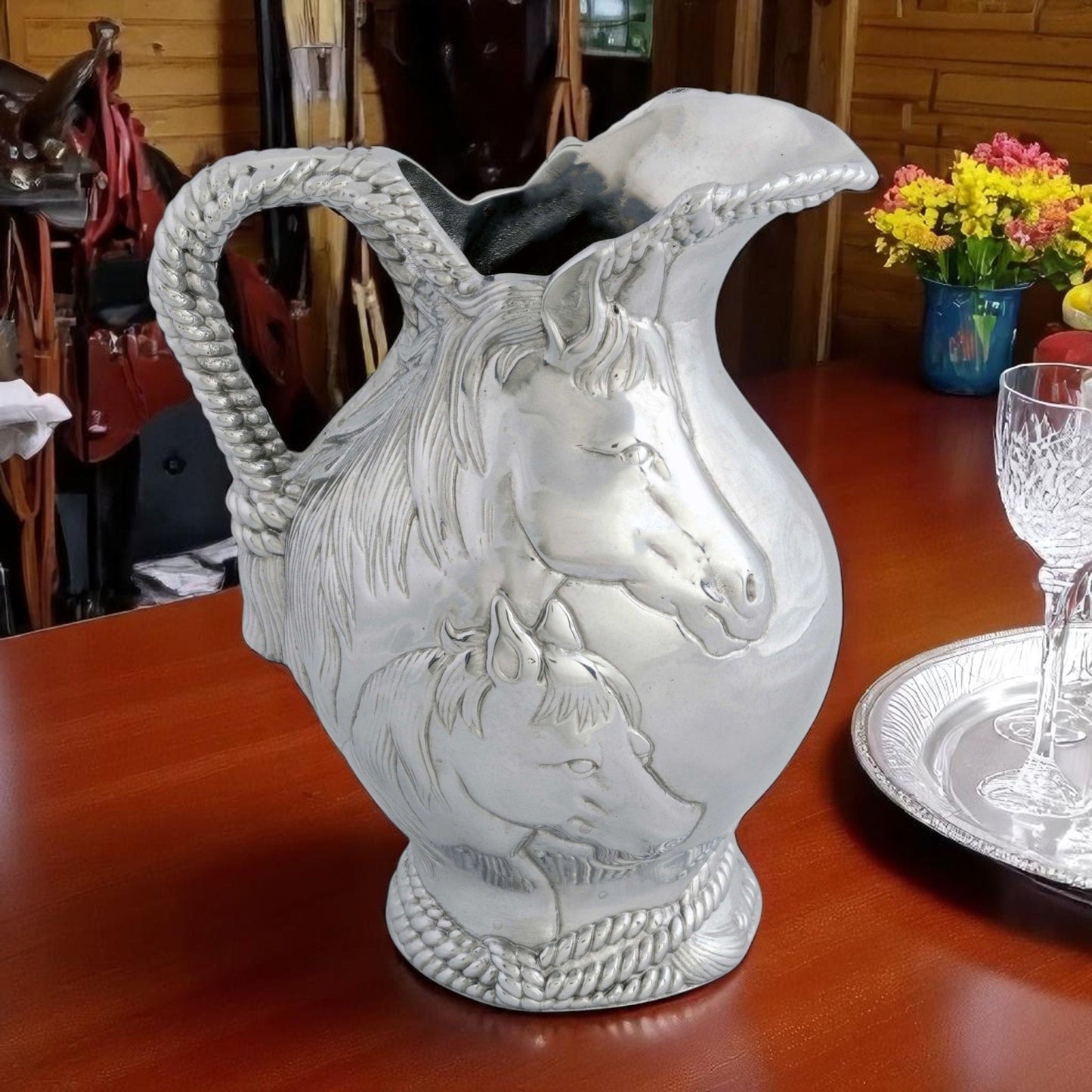 Horse and Rope Pitcher - themonogram manor 