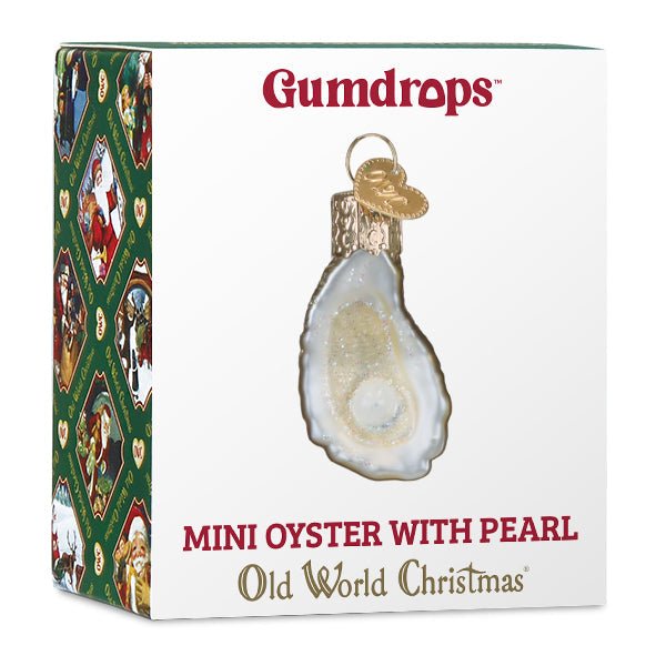 Mini Oyster With Pearl Ornament - themonogram manor 