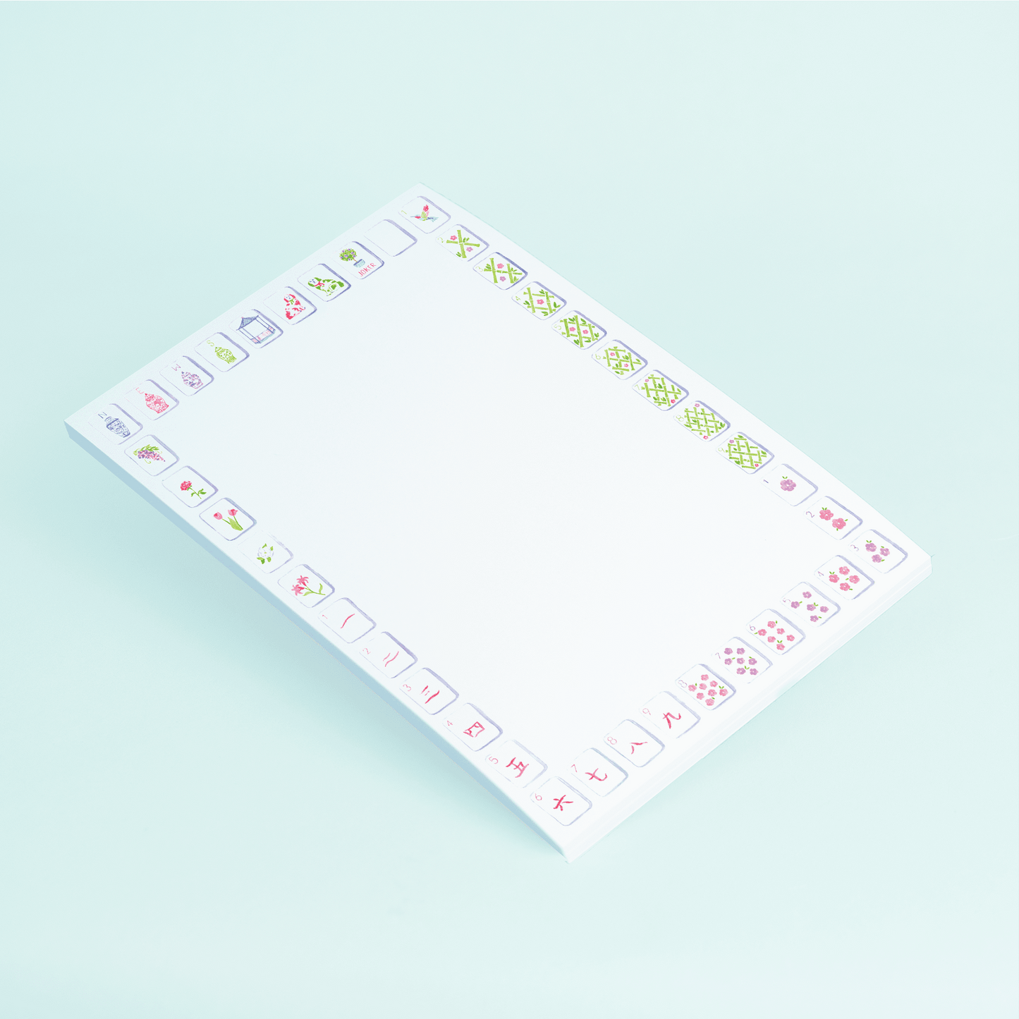 Mahjong Notepad - themonogram manor 