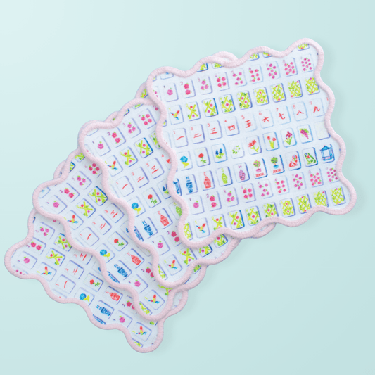 Mahjong Cocktail Napkins - themonogram manor 