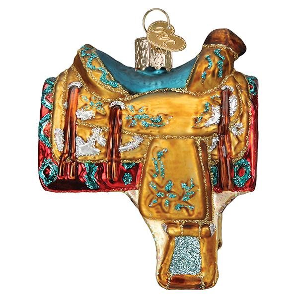 Western Saddle Ornament - themonogram manor 
