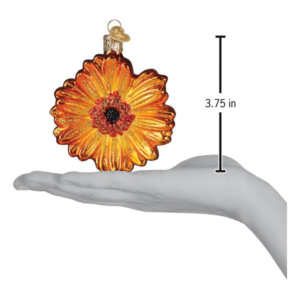 Sunset Gerbera Daisy Ornament - themonogram manor 