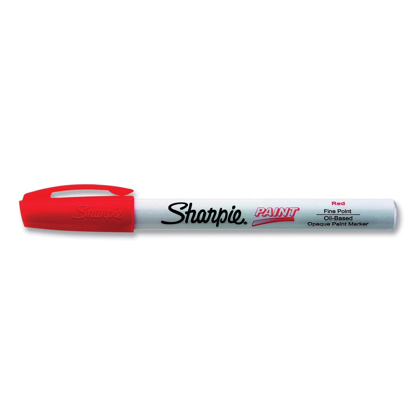 Sharpie Permanent Paint Marker, Fine Bullet Tip, Red - themonogram manor 
