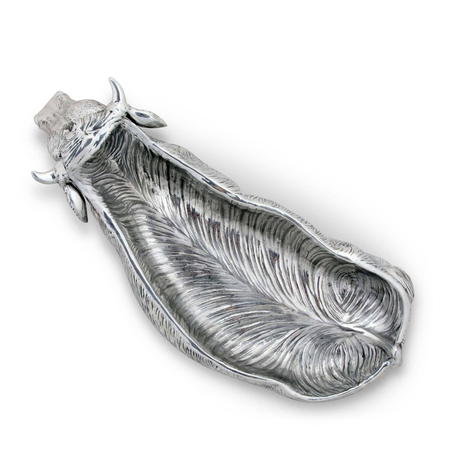 Cow Carving Serving Tray - themonogram manor 