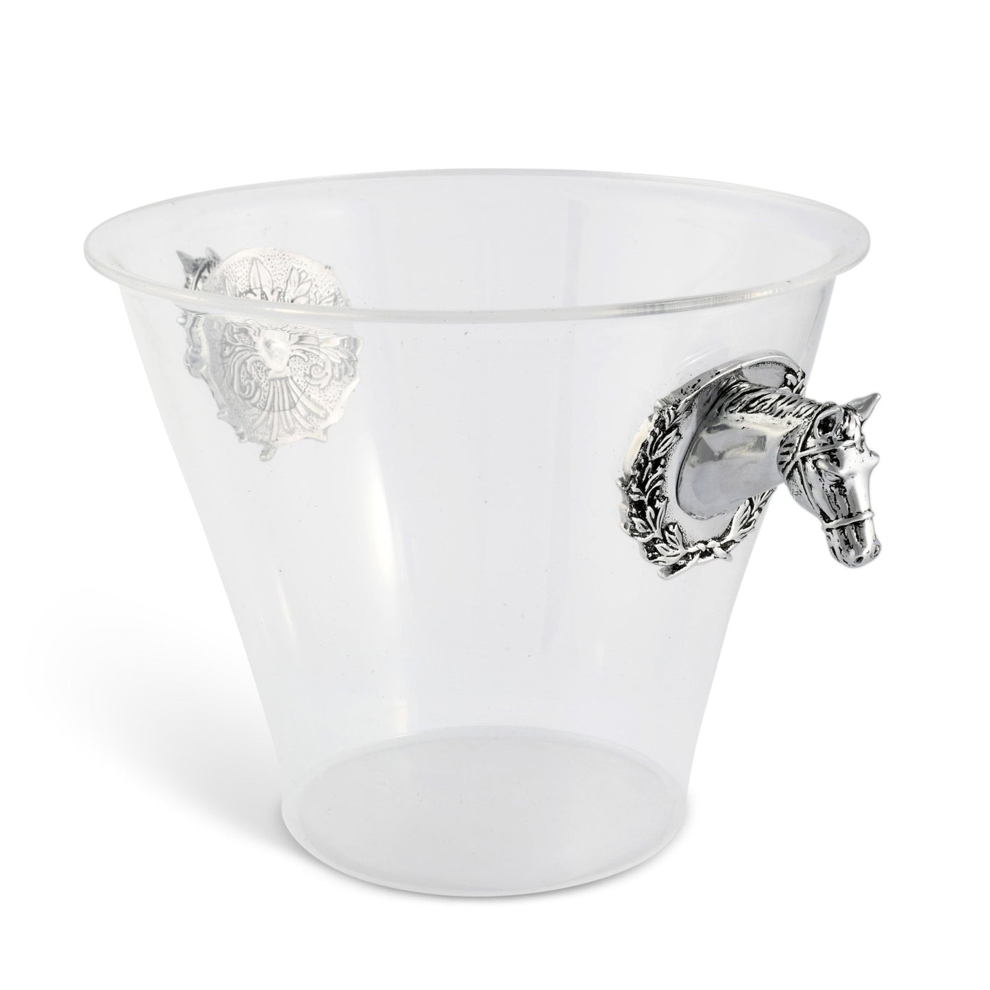 Horse Head Handle Acrylic Ice Bucket - themonogram manor 