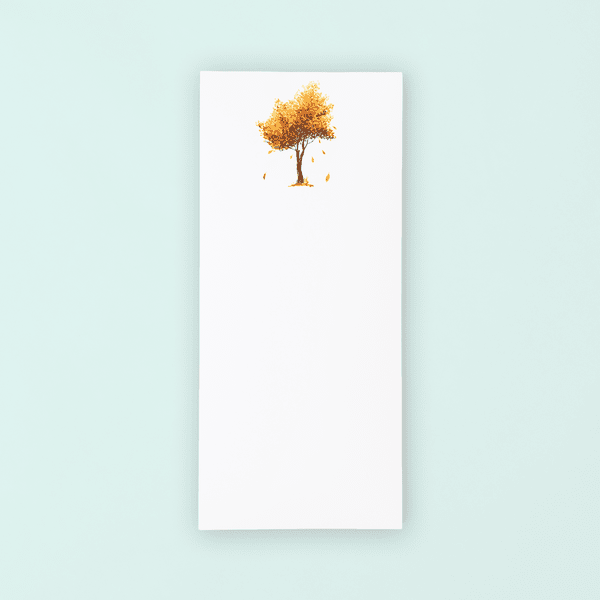 Autumn Tree Lists Pad - themonogram manor 