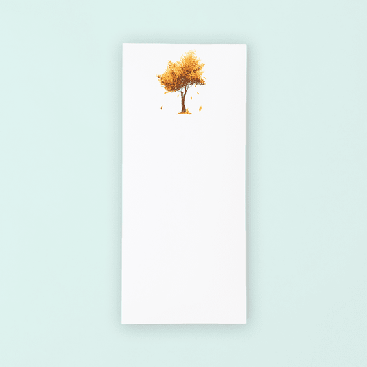 Autumn Tree Lists Pad - themonogram manor 