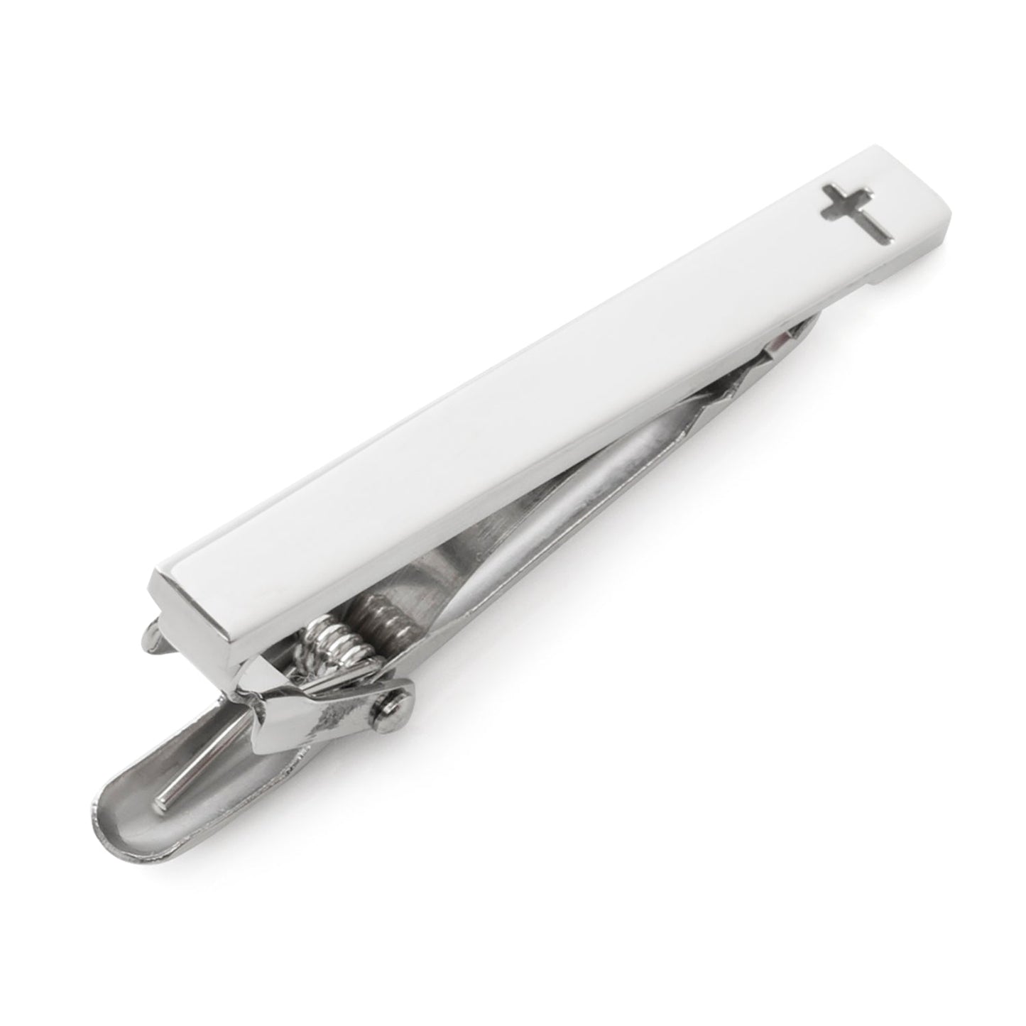 Cross Stainless Steel Cufflinks and Tie Clip Gift Set - themonogram manor 