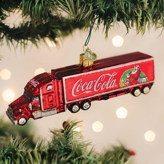 Coca-cola Christmas Truck Ornament - themonogram manor 