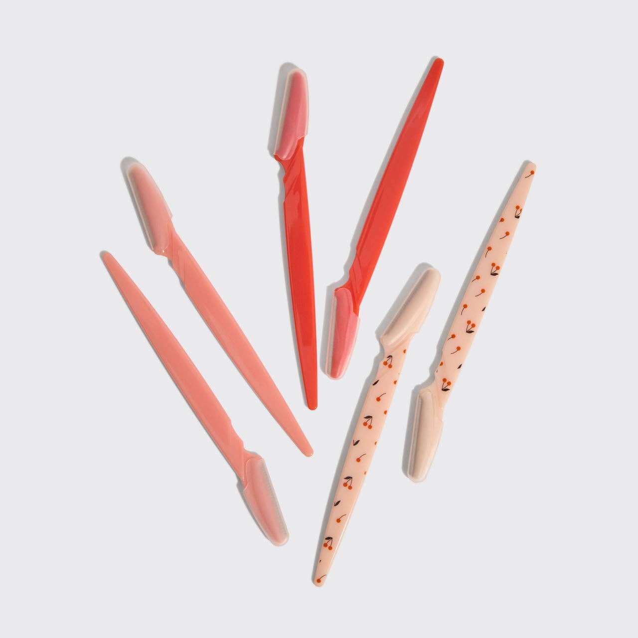 Recycled Plastic Dermaplaners 6pc Set - Asstd Cherry Blossom - themonogram manor 