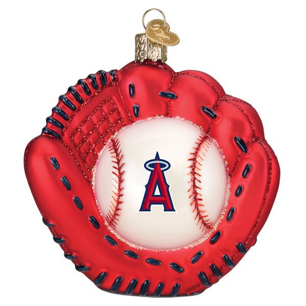 Angels Baseball Mitt Ornament - #themonogram manor #