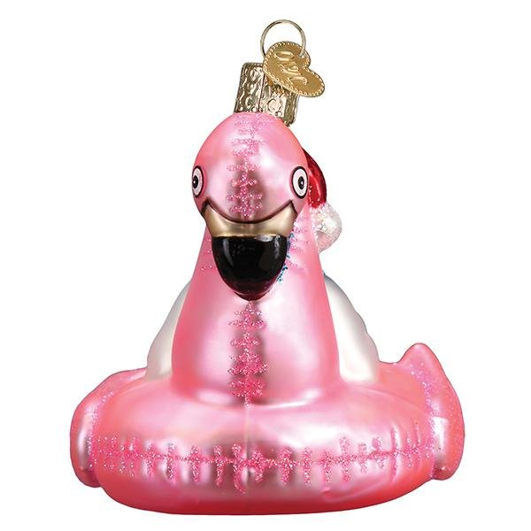 Pool Float Snowman Ornament - #themonogram manor #