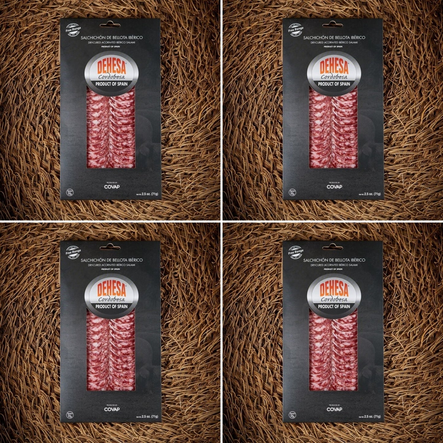 Dehesa Cordobesa® Chorizo and Salchichón de Bellota Ibérico 4 Pack - themonogram manor 