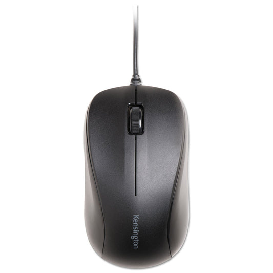 Kensington Wired USB Mouse for Life, USB 2.0, Left/Right Hand Use, Black - themonogram manor 
