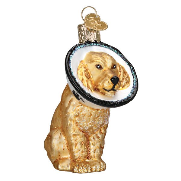 Cone Of Shame Dog Ornament - #themonogram manor #