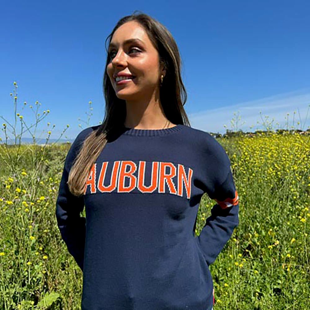 Auburn University Long Sleeve – WAR EAGLE Navy Cotton - themonogram manor 