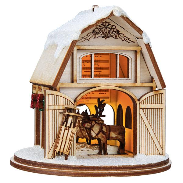 Santa's Reindeer Barn - themonogram manor 