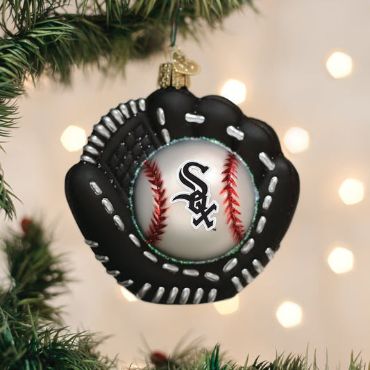 White Sox Baseball Mitt Ornament - themonogram manor 