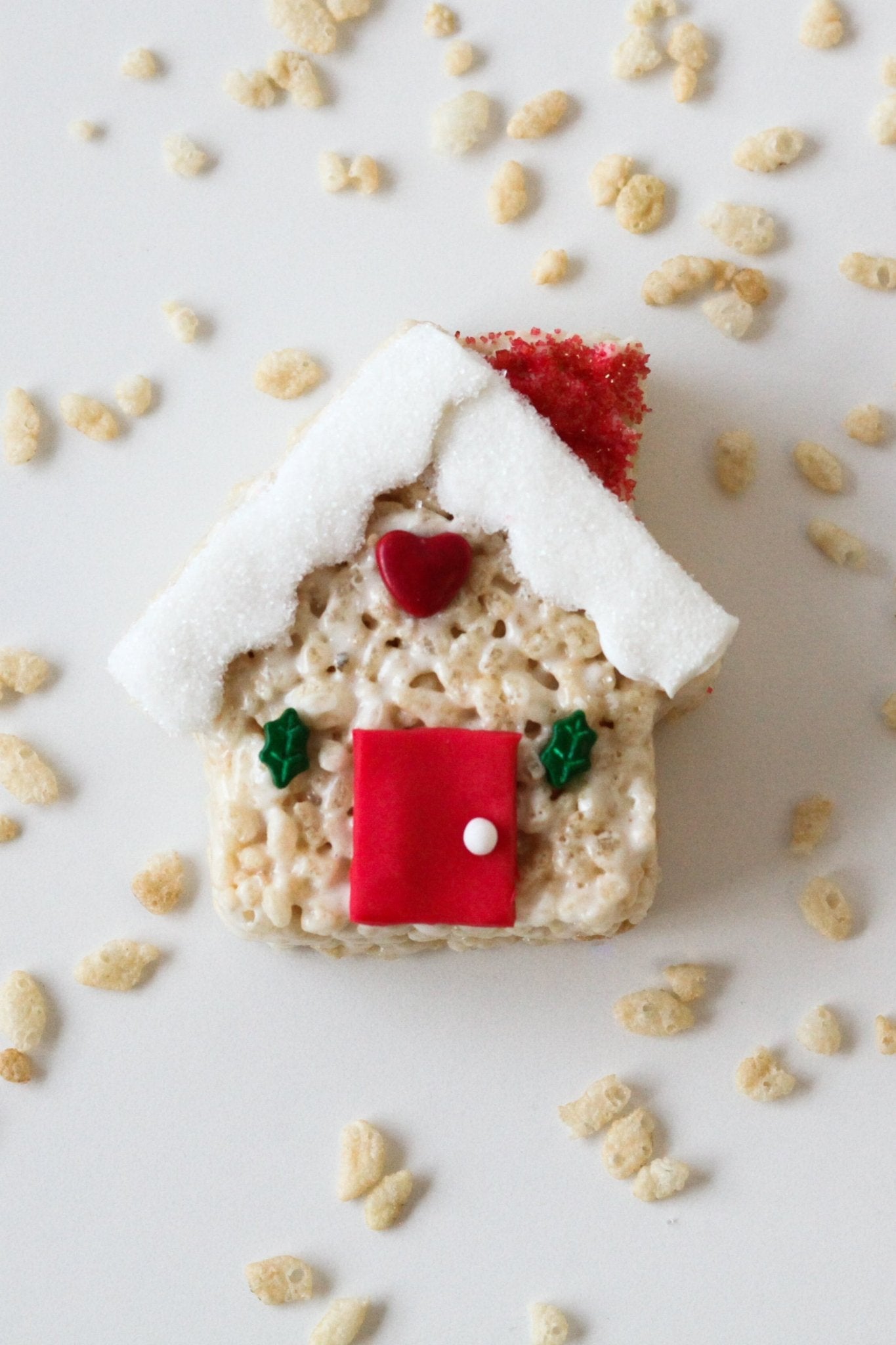 Gingerbread House Rice Crispie Treats - themonogram manor 
