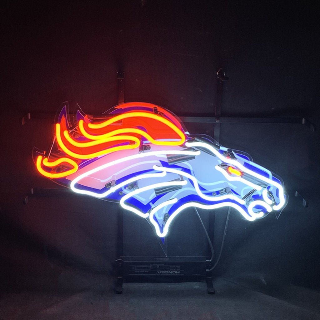 Denver Broncos Horse Neon Signs Light - themonogram manor 