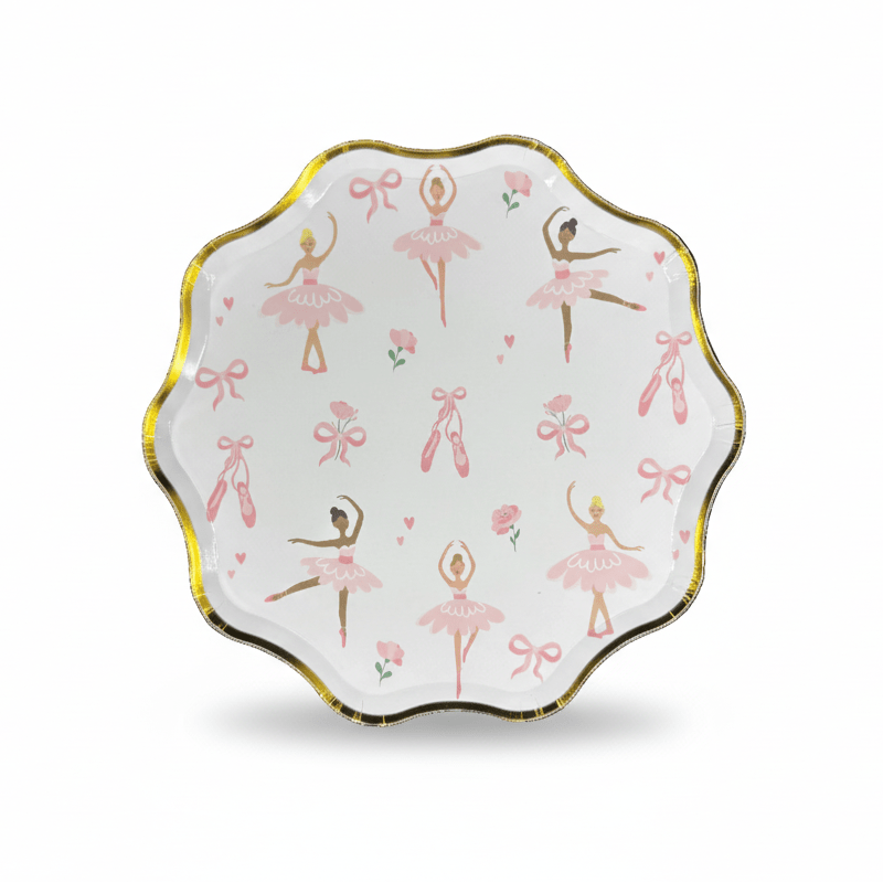 Ballerina Dessert Plates 8" (Set of 8) - themonogram manor 