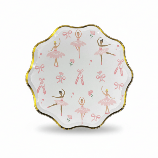 Ballerina Dessert Plates 8" (Set of 8) - themonogram manor 