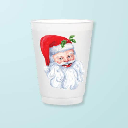 Santa Frosted Cups - themonogram manor 