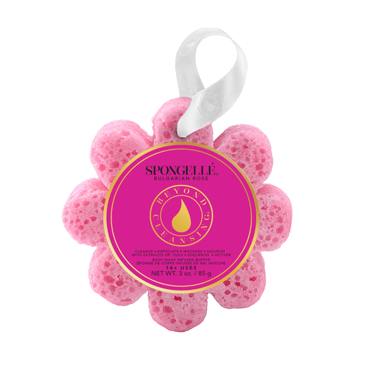 Bulgarian Rose | Wild Flower Bath Sponge - themonogram manor 