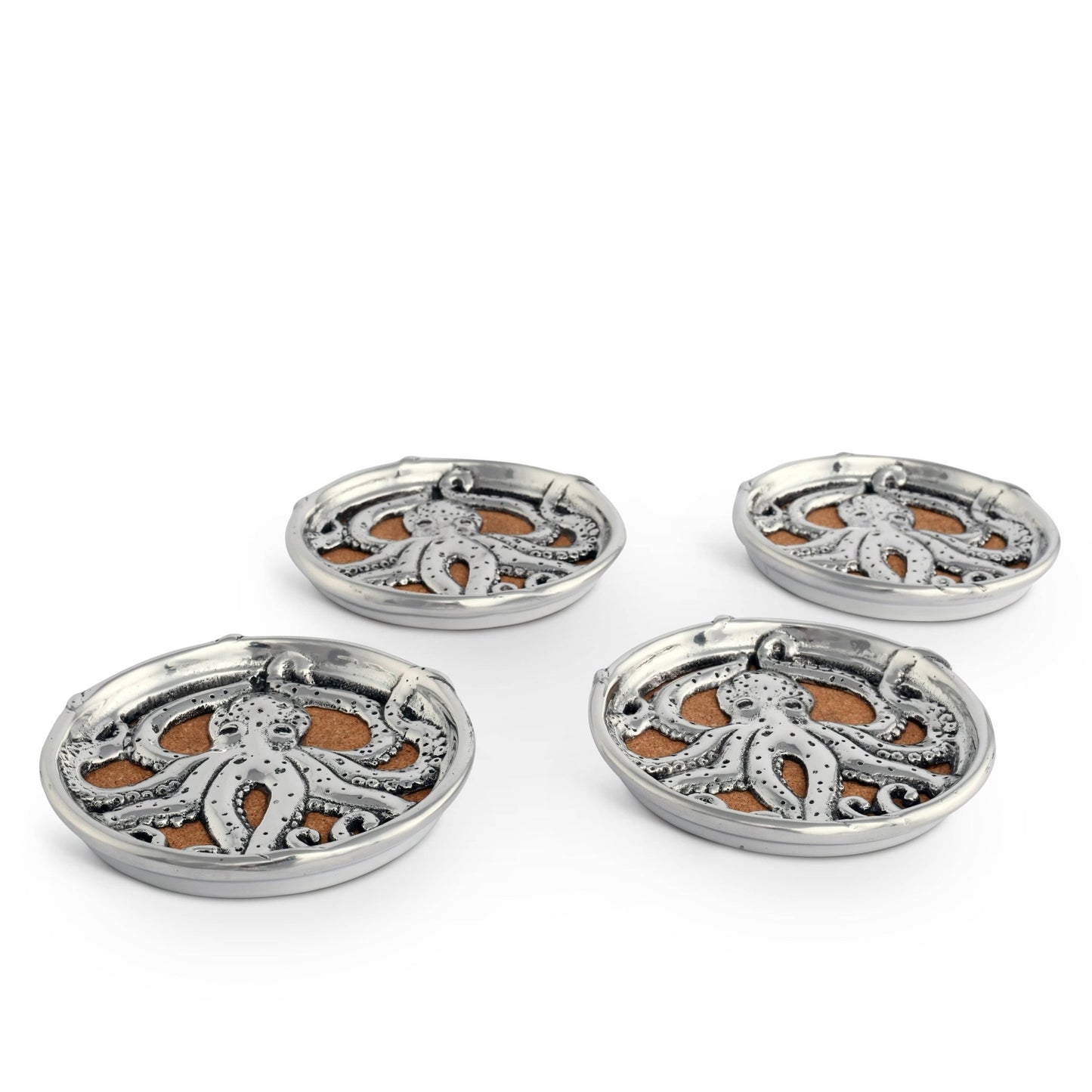 Octopus Drink Coaster Set of 4 - themonogram manor 