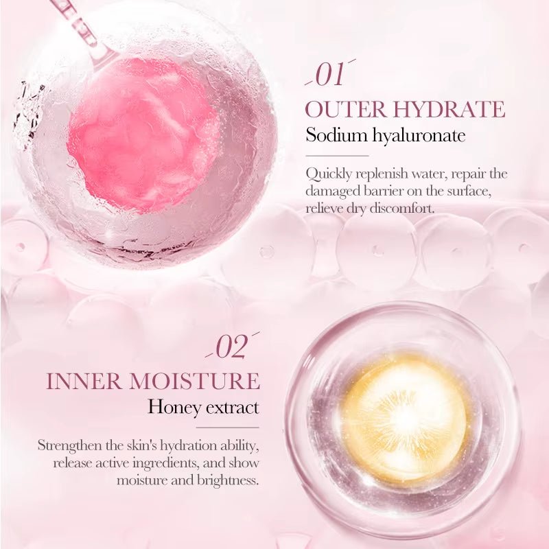 12Pc Rose Flower Extract Face Mask Korean Whitening Sheet Mask Moisturizing Mask Nourishing Skincare Facial Korean Fresh Product - themonogram manor 
