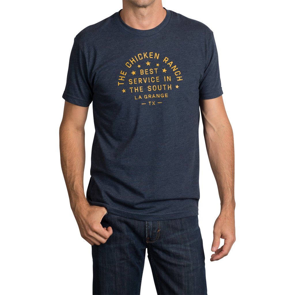The Chicken Ranch T-Shirt - Navy - themonogram manor 