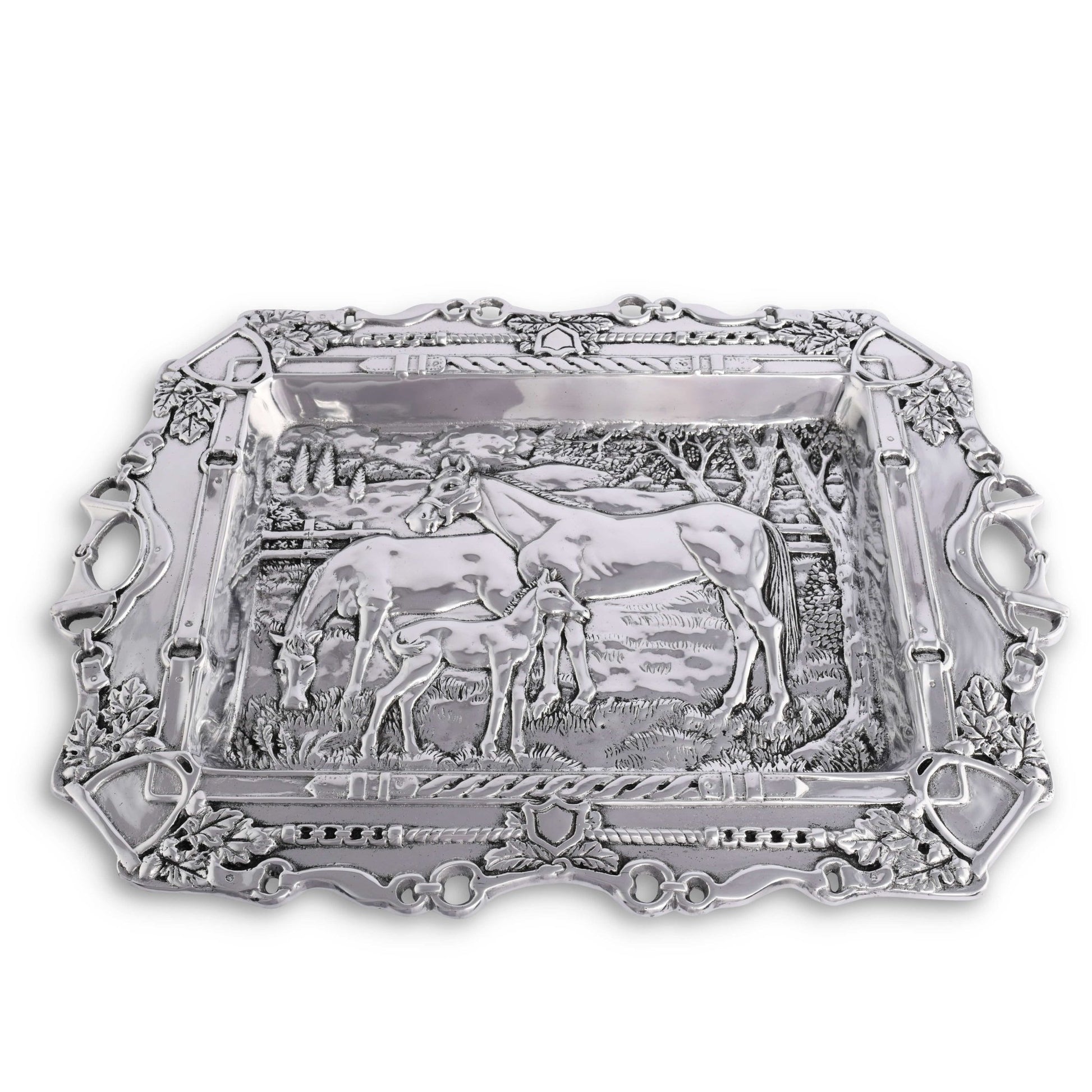 Grazing Horses Parlor Tray - themonogram manor 
