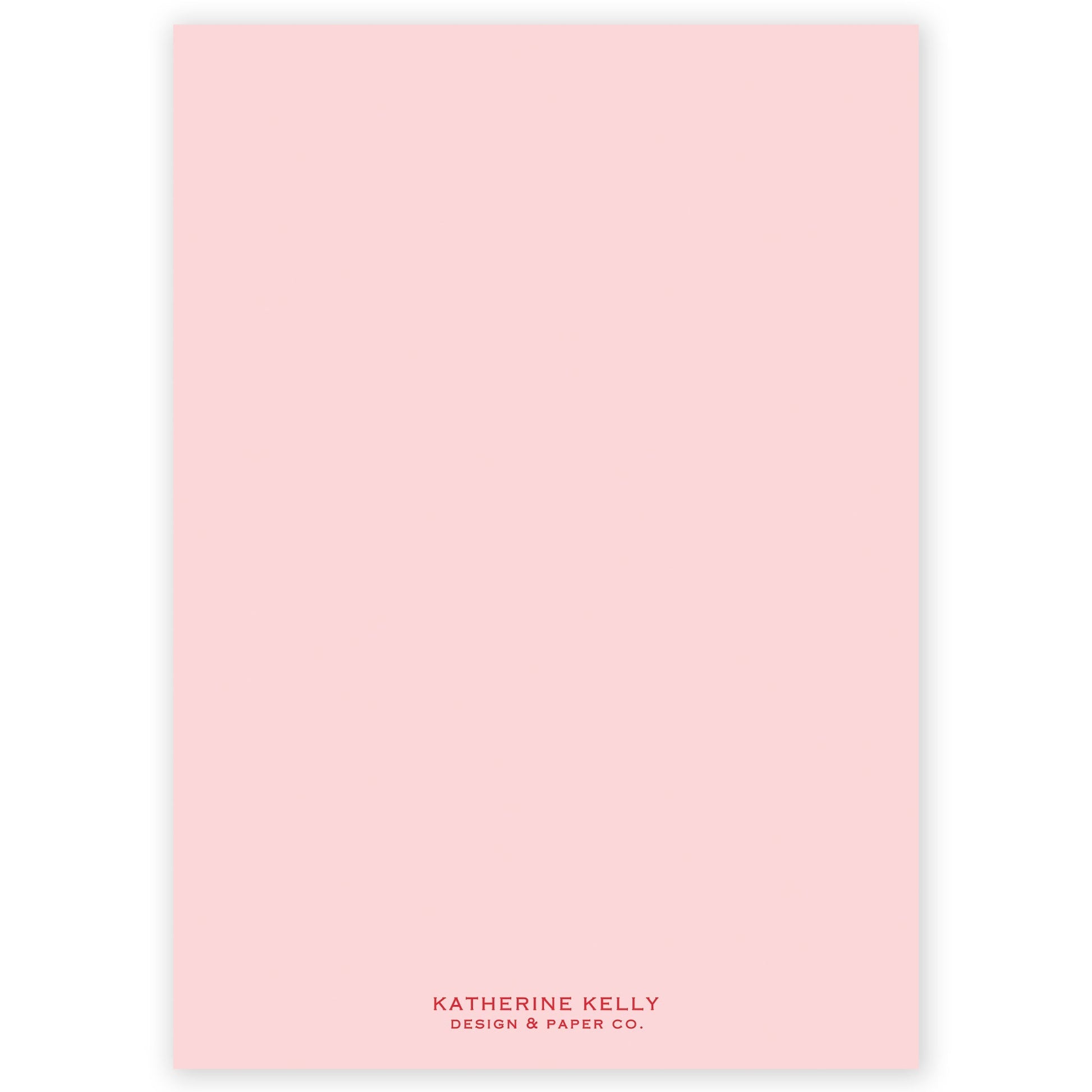 pink merry christmas drip holiday card - themonogram manor 