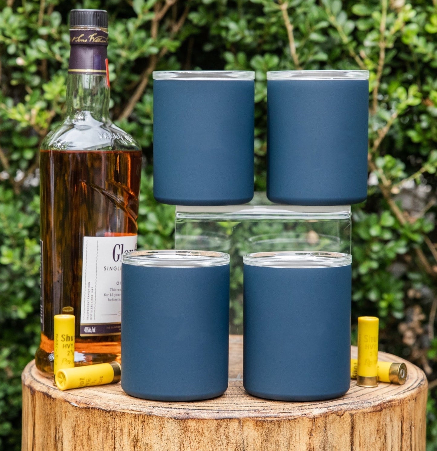 Glass Lined Whiskey Low Ball - themonogram manor 