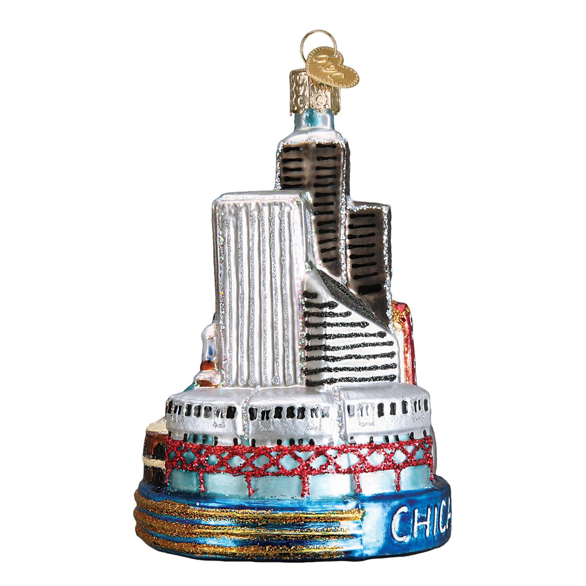 Chicago Christmas Ornament - themonogram manor 