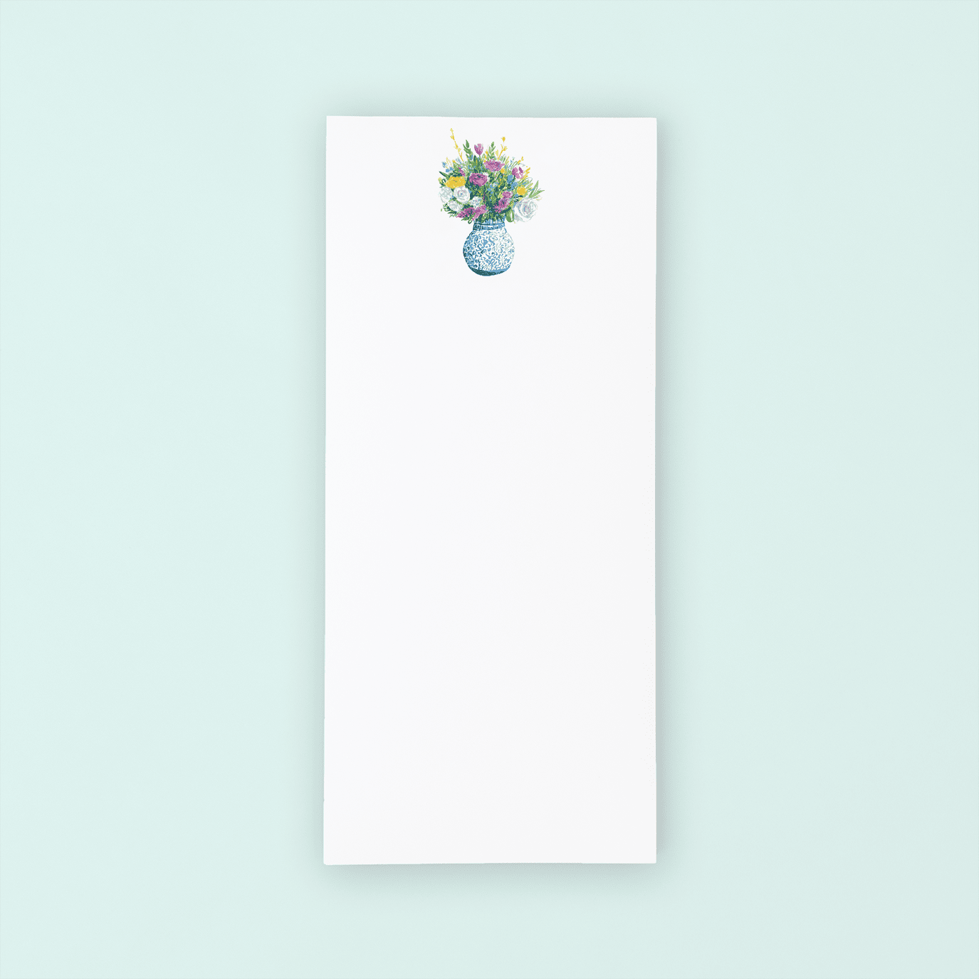 Ginger Jar Bouquet Lists Pad - themonogram manor 
