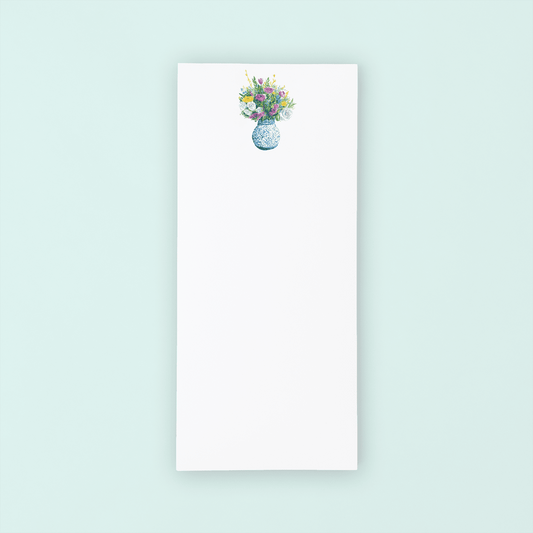 Ginger Jar Bouquet Lists Pad - themonogram manor 